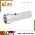 Alibaba Wholesale CE 16Led UV Lanterna falsa Money Detector Preço barato Matal desinfectante luz uv levou lanterna blacklight